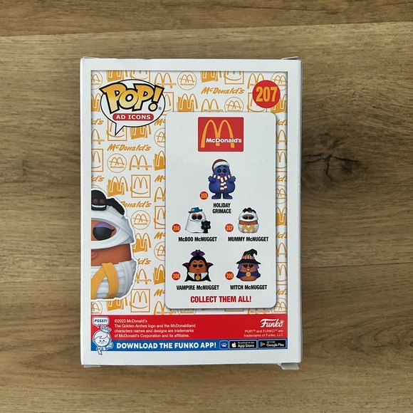 Mummy McNugget (#207) - Funko Pop! McDonald’s Halloween Edition- NEW - Picture 5 of 6